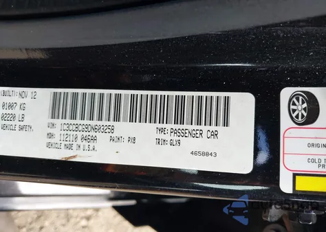 2013 Chrysler 200 Limited from USA, damaged, VIN 1C3CCBCG9DN603258